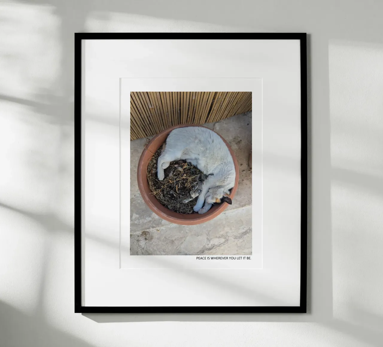 Soft Earth - Peace Is Wherever You Let It Be poster da Studio Wanderlust