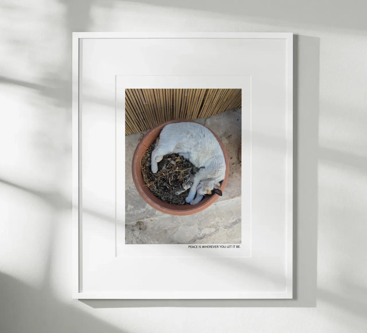 Soft Earth - Peace Is Wherever You Let It Be poster da Studio Wanderlust