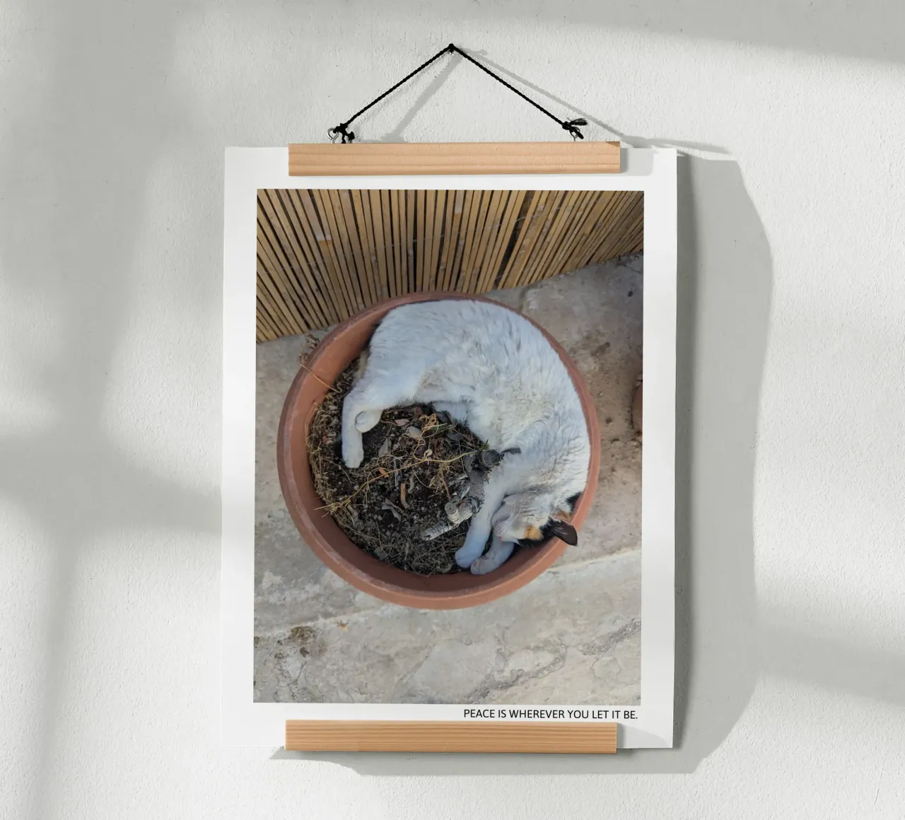 Soft Earth - Peace Is Wherever You Let It Be poster da Studio Wanderlust