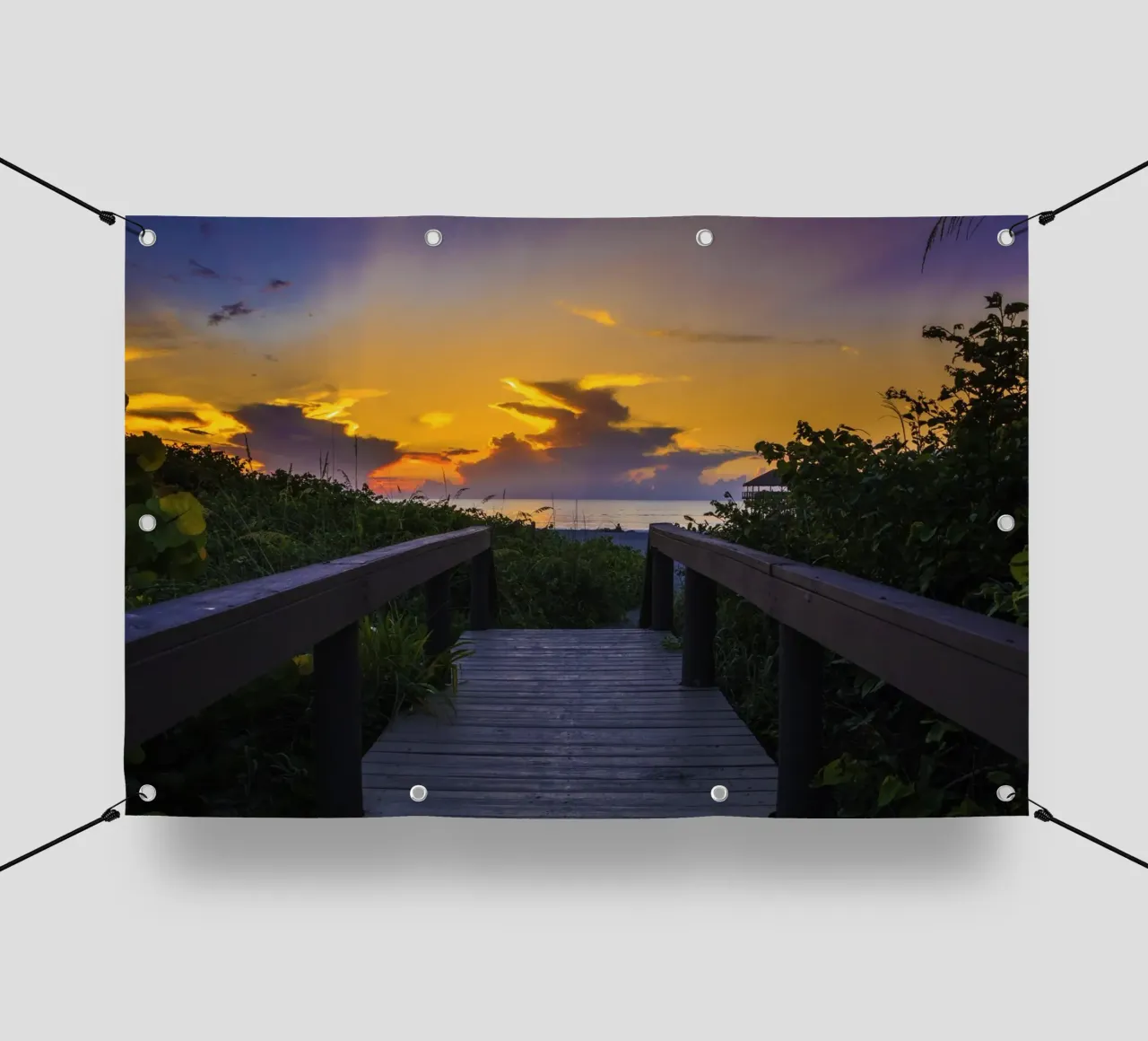 Boardwalk to the Beach, Cocoa Beach, Florida telo in pvc da Wanderlust Vibes