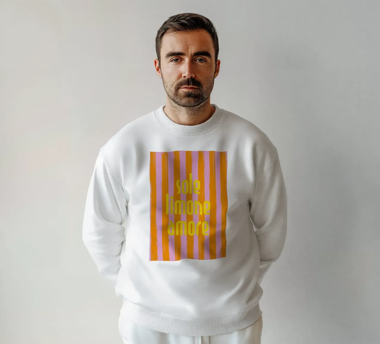Sole Limone Amore - a Strisce sweatshirt by pierosvisuals