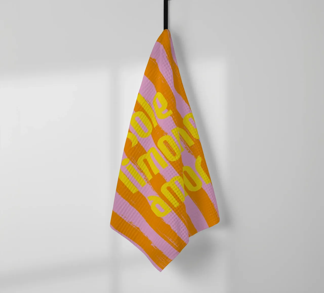 Sole Limone Amore - a Strisce Geschirrtuch von pierosvisuals