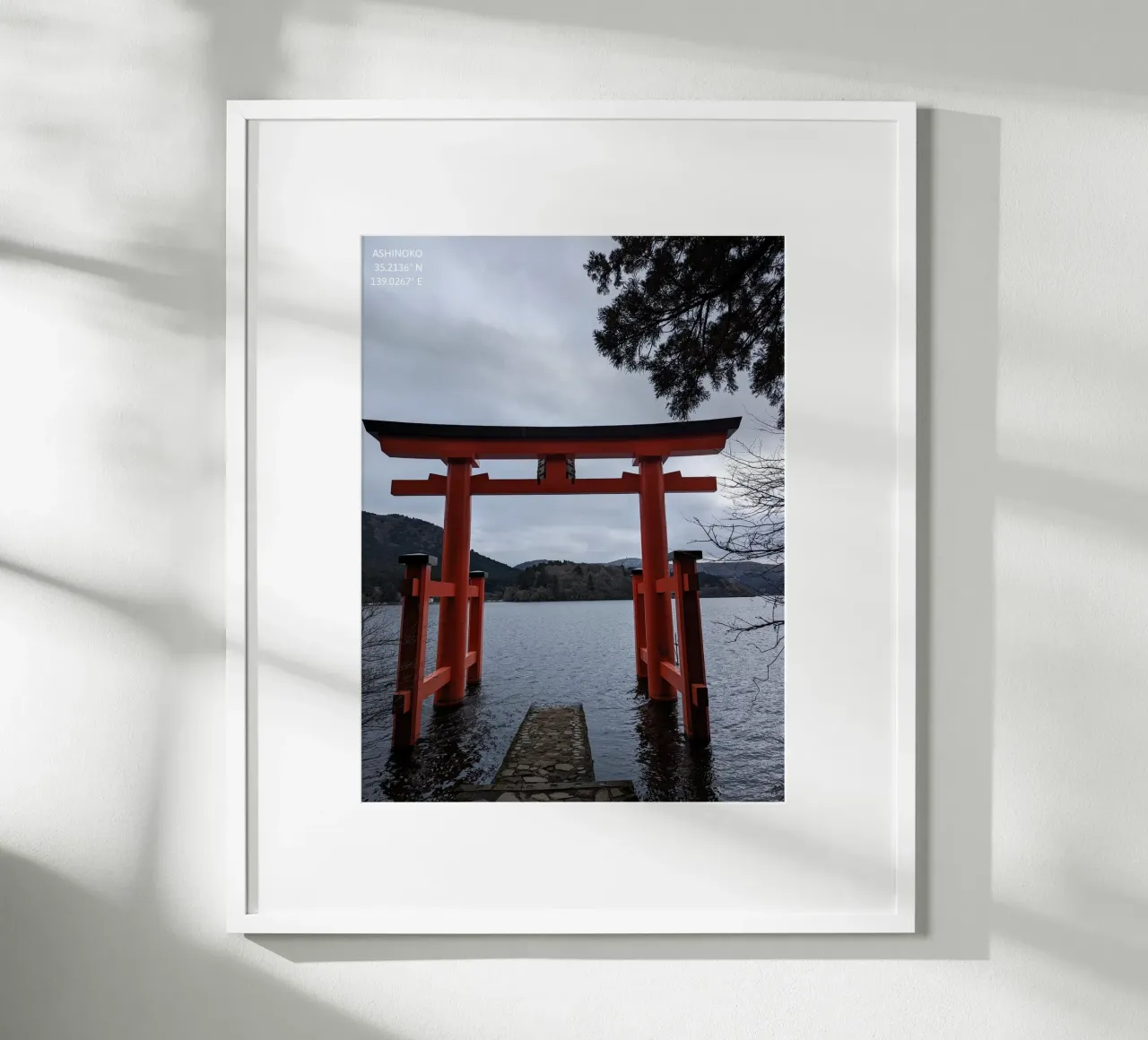 Torii At The Lake poster da Studio Wanderlust