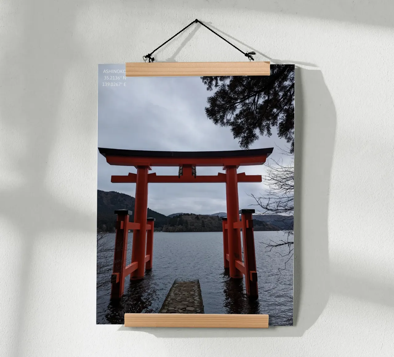 Torii At The Lake poster da Studio Wanderlust