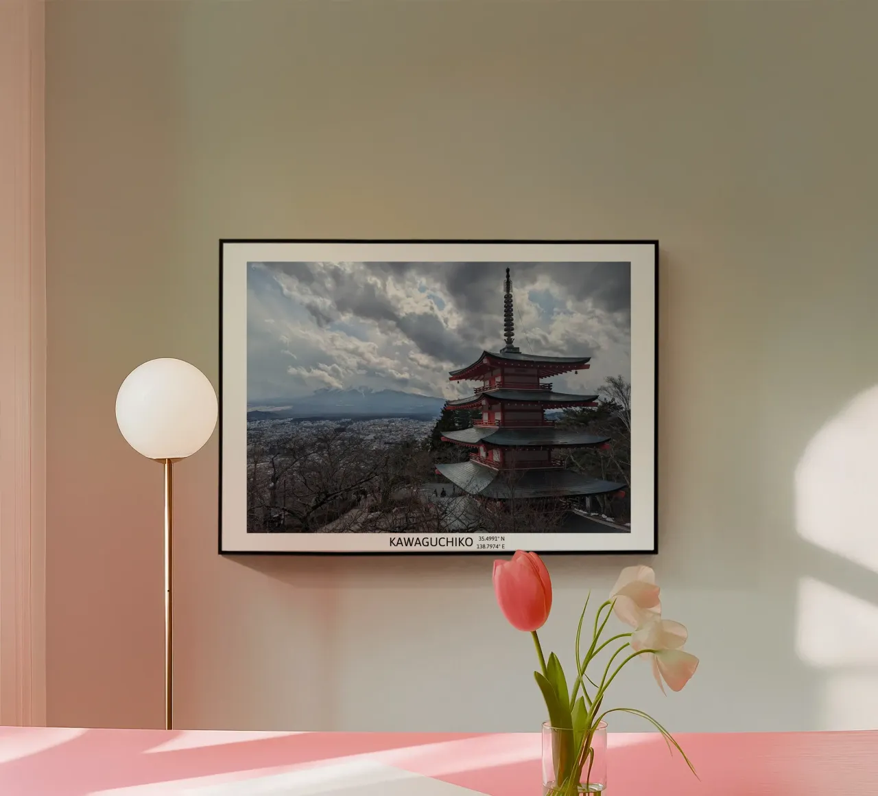 Mt. Fuji - Behind The Clouds plexiglass da Studio Wanderlust