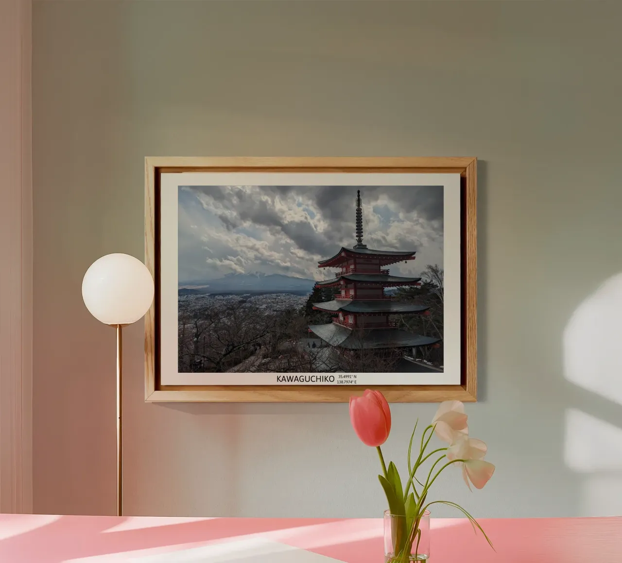 Mt. Fuji - Behind The Clouds alluminio dibond da Studio Wanderlust