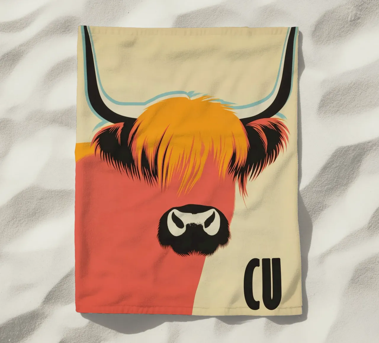 CU - a presto | Design e umorismo telo mare da Autofocus