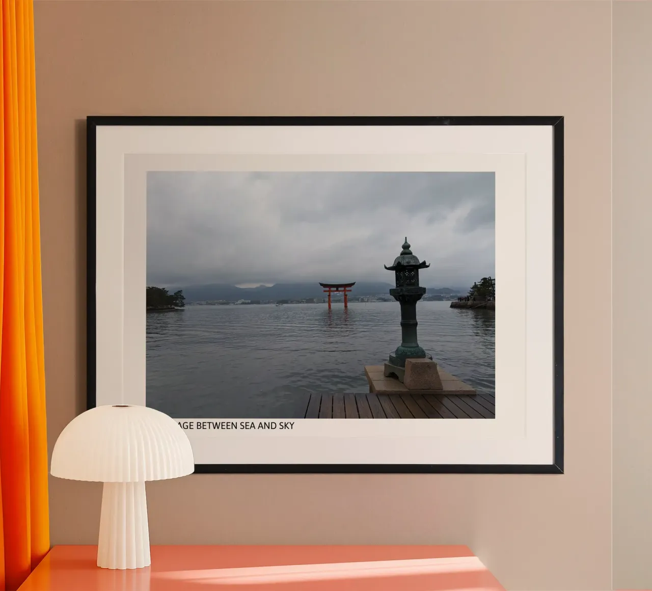 A Passage Between Sea And Sky poster da Studio Wanderlust