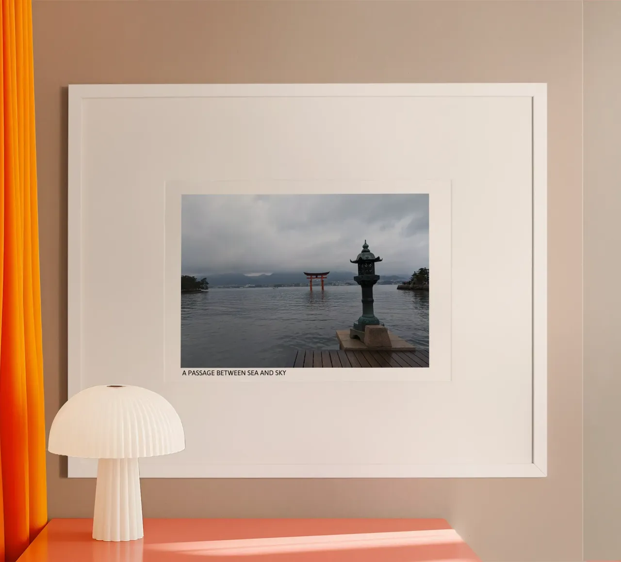 A Passage Between Sea And Sky poster da Studio Wanderlust