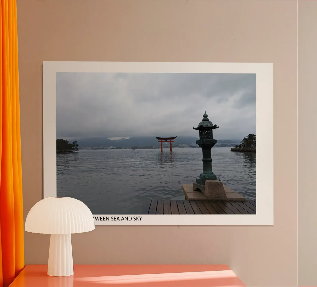 A Passage Between Sea And Sky poster da Studio Wanderlust