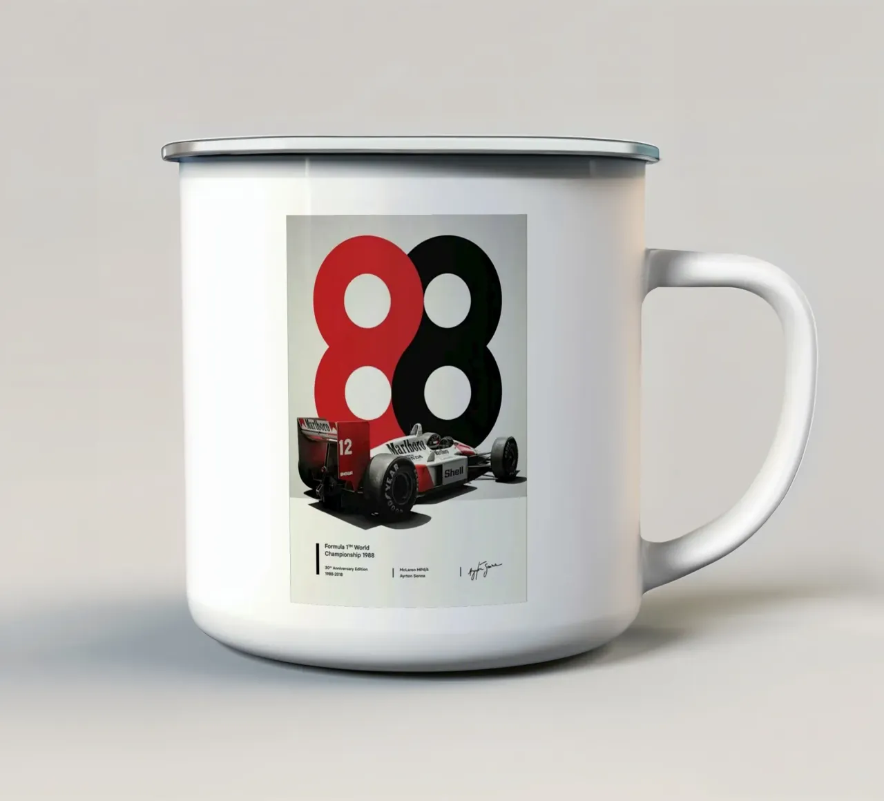 Il campione 88 tazza in smalto da Terry studio
