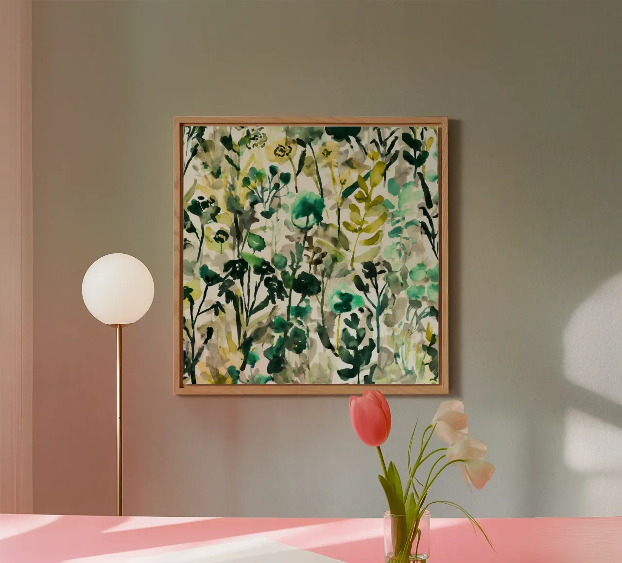 Thicket Bloom forex plate by Sophia Calder Studio
