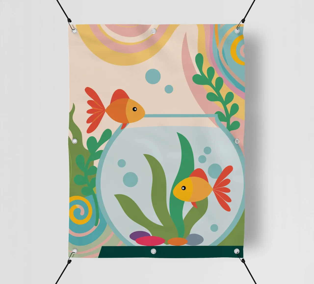 Pesce subacqueo telo in pvc da CUTE ANIMALS