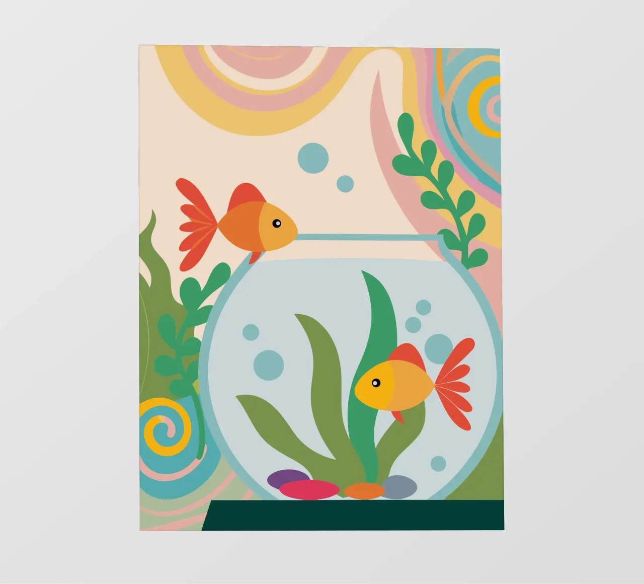 Pesce subacqueo telo in pvc da CUTE ANIMALS