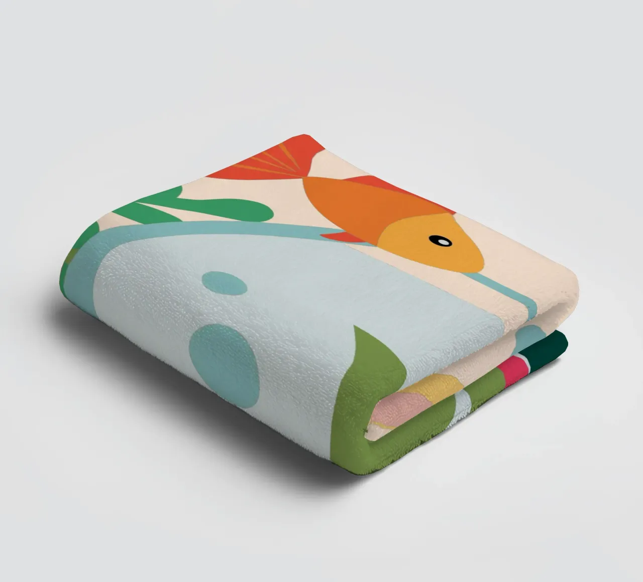 Pesce subacqueo asciugamano da bagno da CUTE ANIMALS