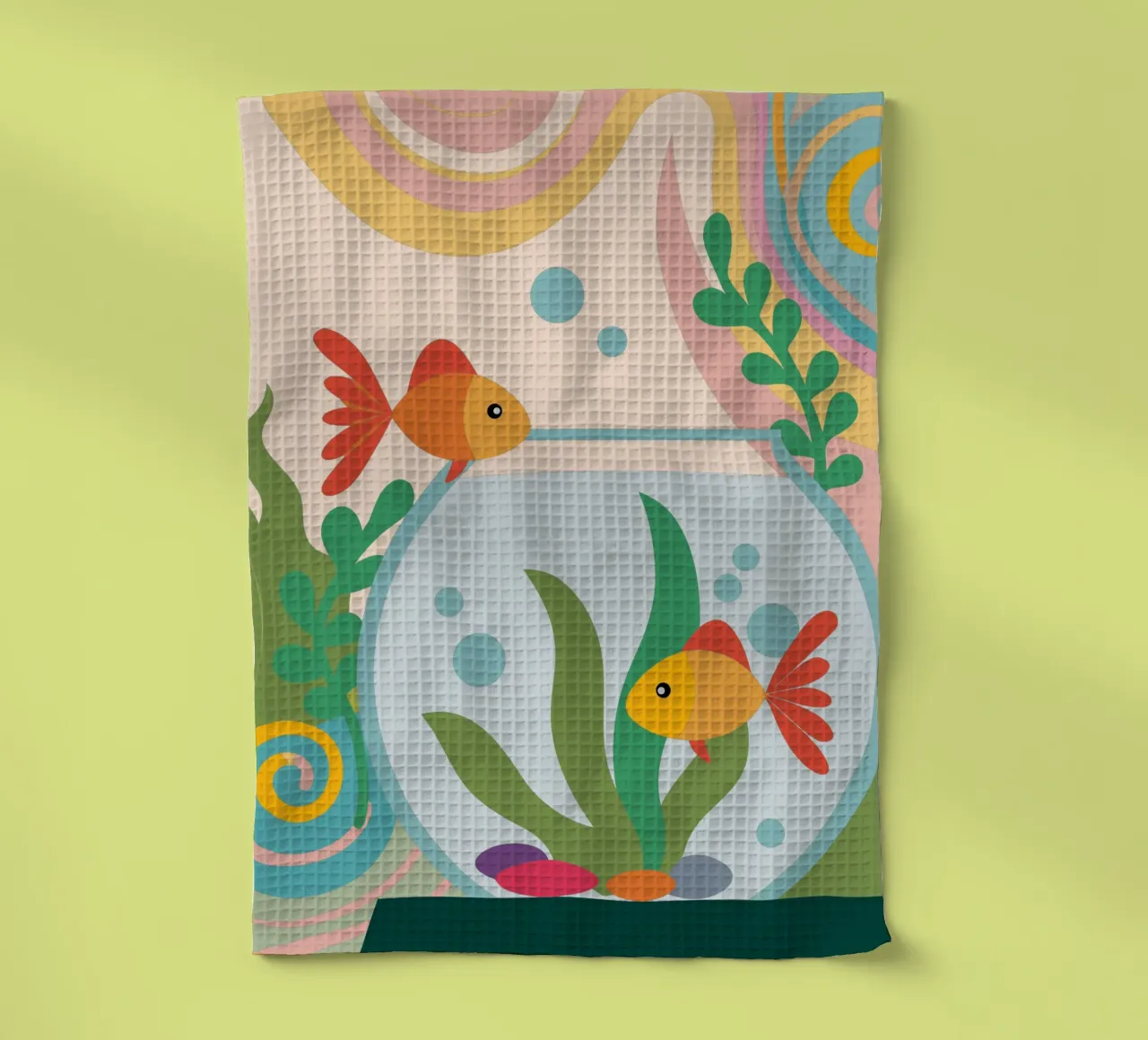 Pesce subacqueo canovaccio da cucina da CUTE ANIMALS