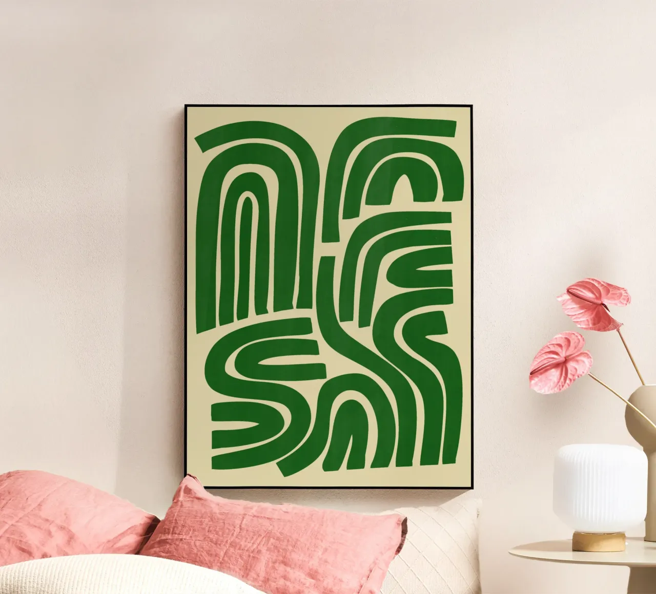 Striscia in verde plexiglass da Little Dean