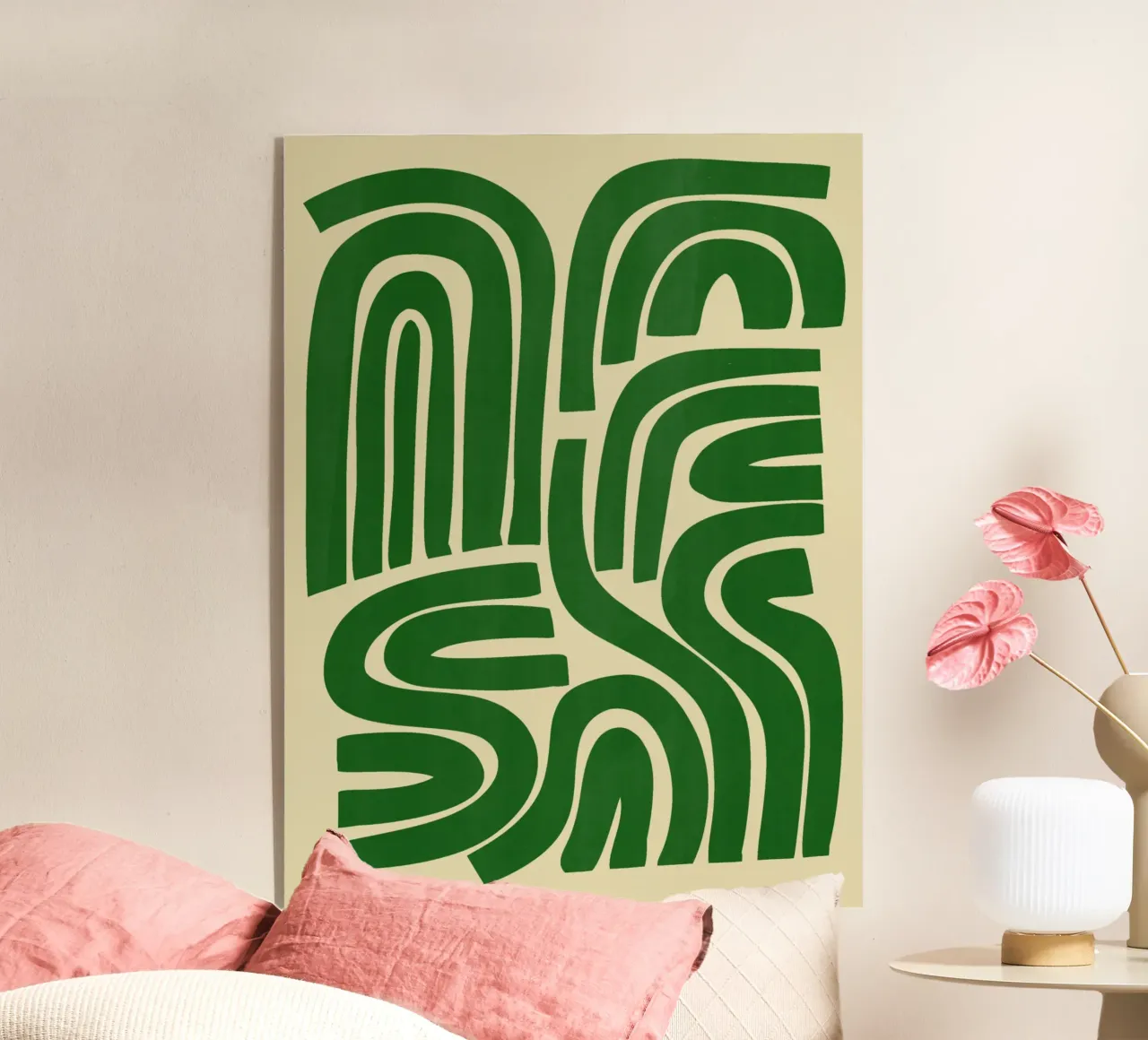 Striscia in verde plexiglass da Little Dean