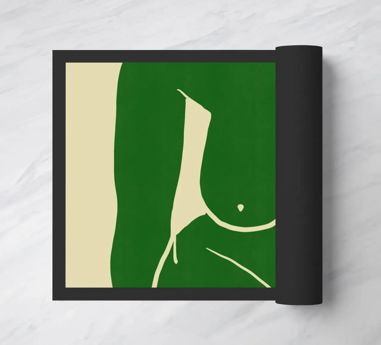 Modello in verde zerbino da Little Dean