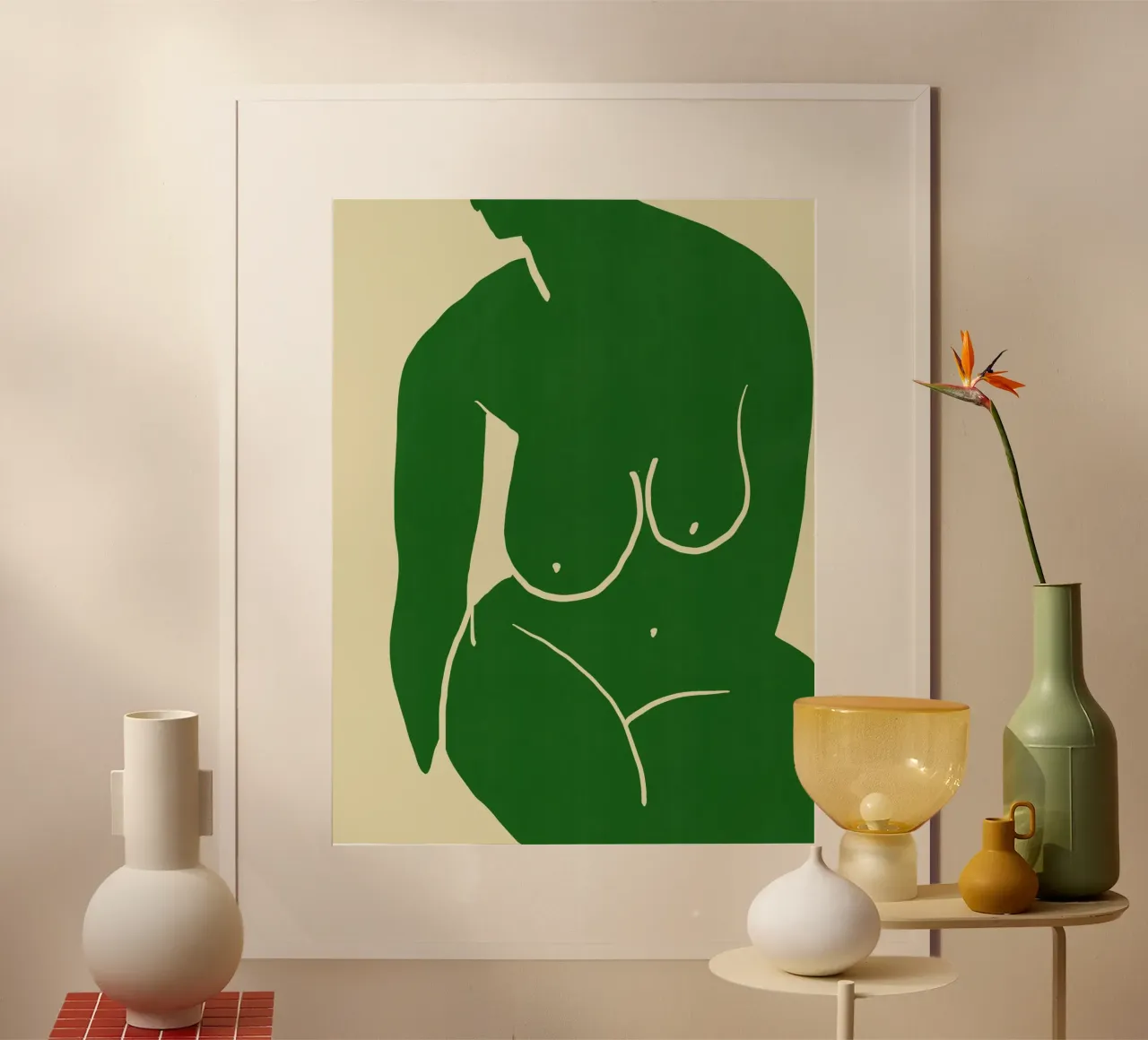 Modello in verde poster da Little Dean