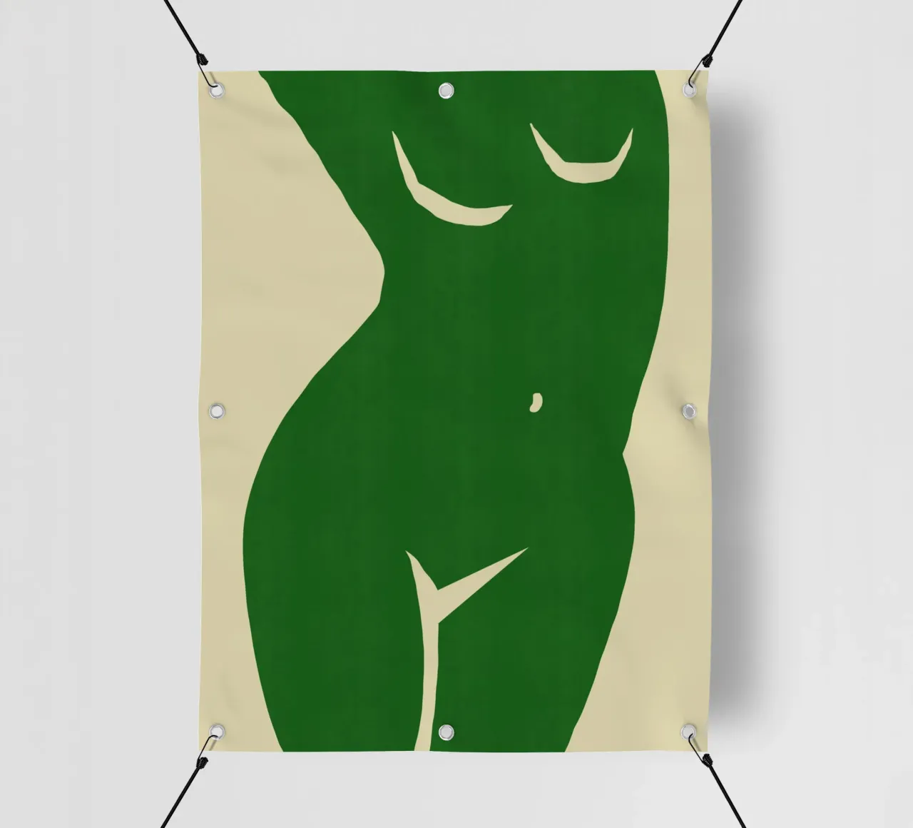 Figura in verde telo in pvc da Little Dean