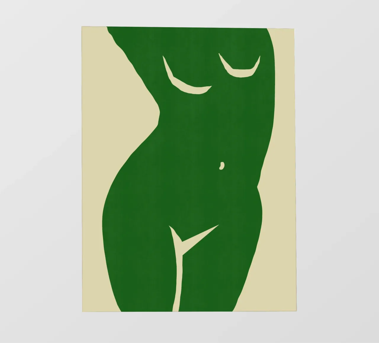 Figura in verde telo in pvc da Little Dean