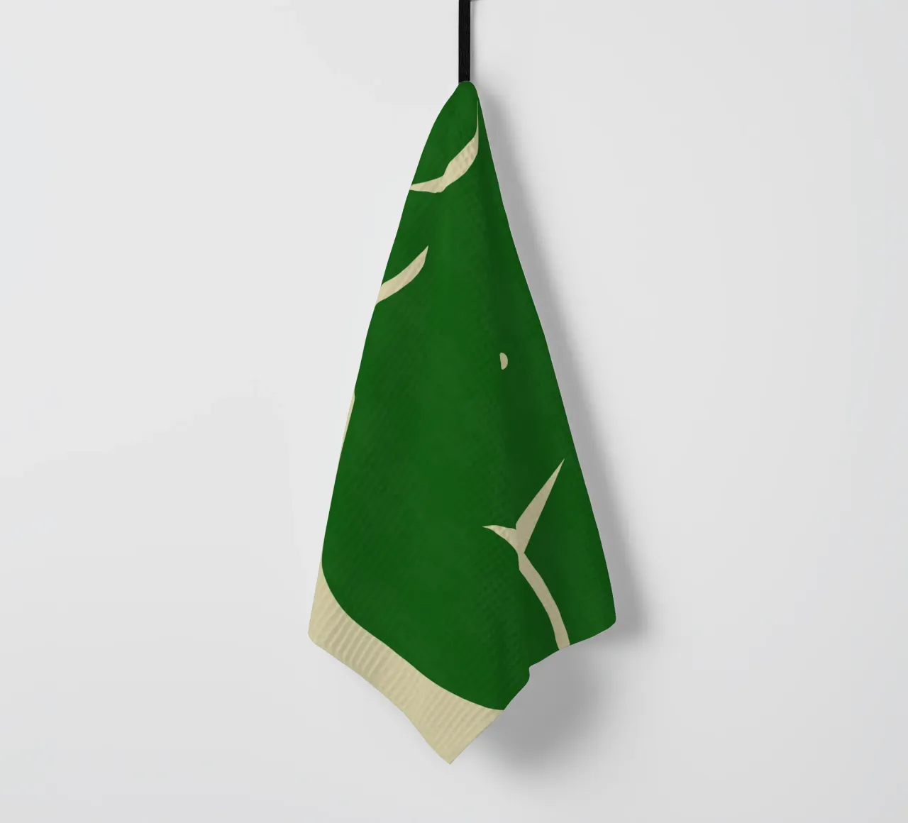 Chiffre en vert torchon de Little Dean