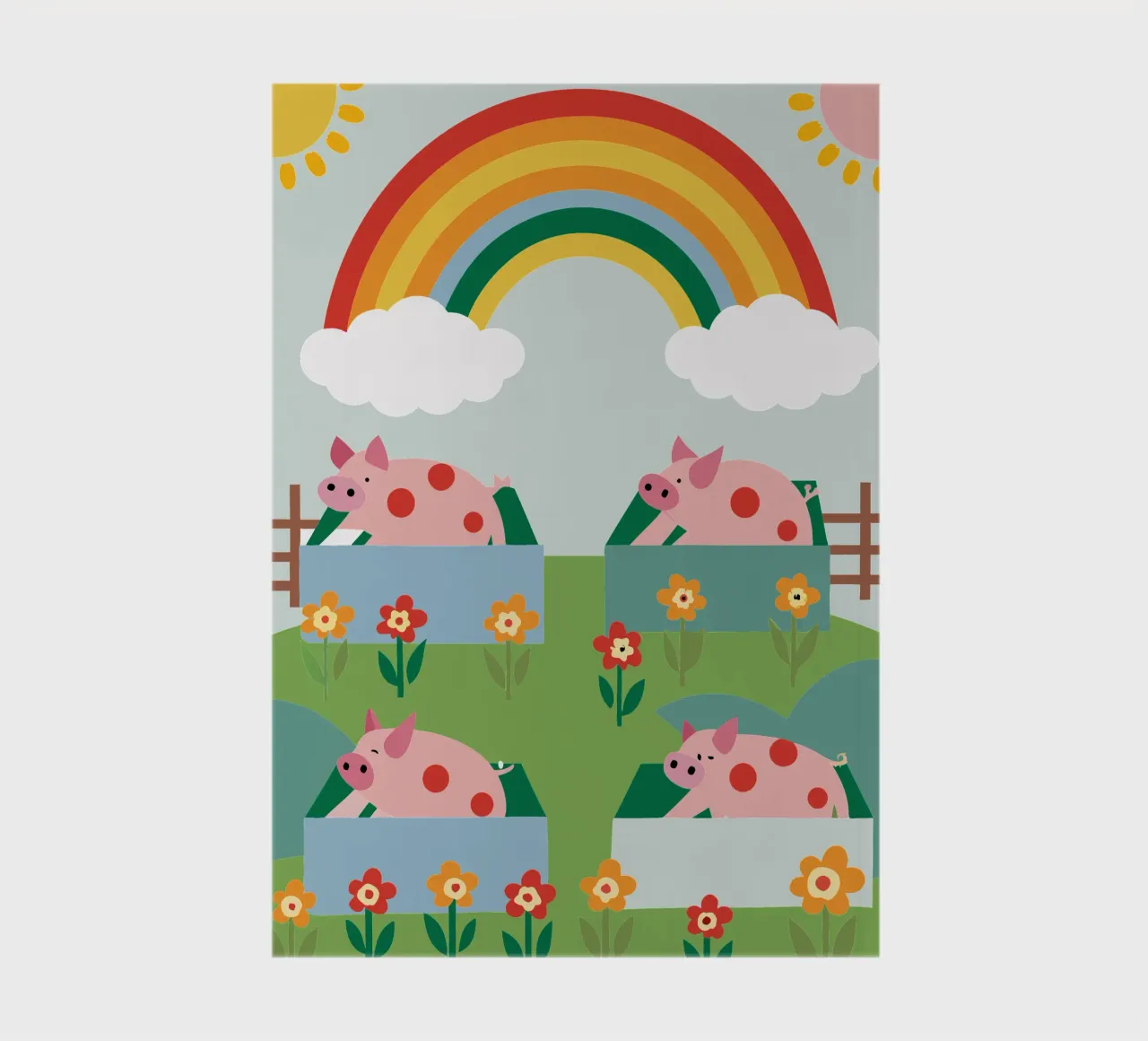 Pig Farming notebook by CUTE ANIMALS