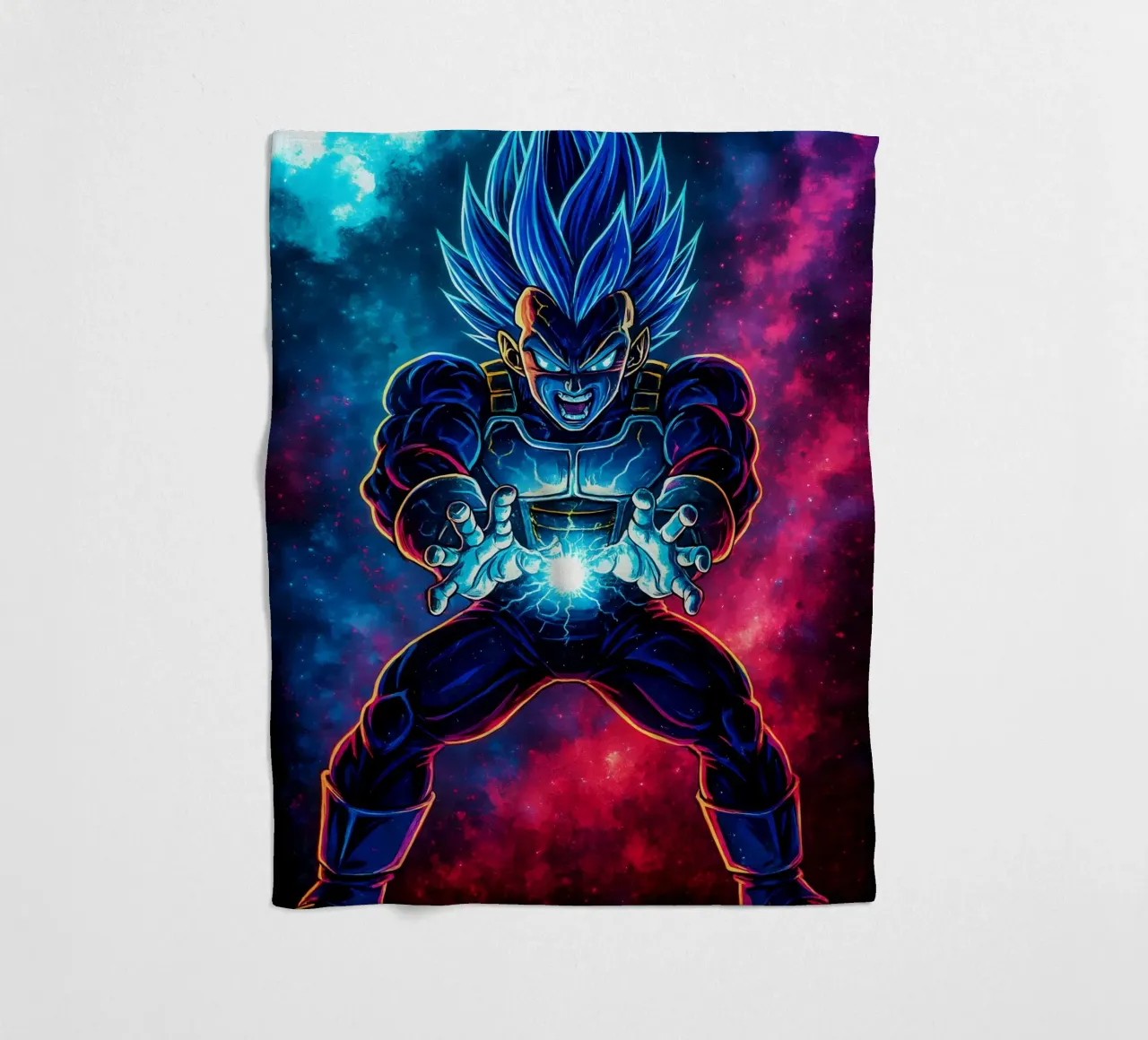 Soul Of Dragon Ball Z Vegeta coperta in pile da DGSoulheroes