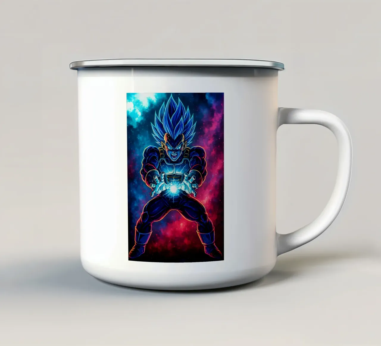 Soul Of Dragon Ball Z Vegeta enamel mug by DGSoulheroes
