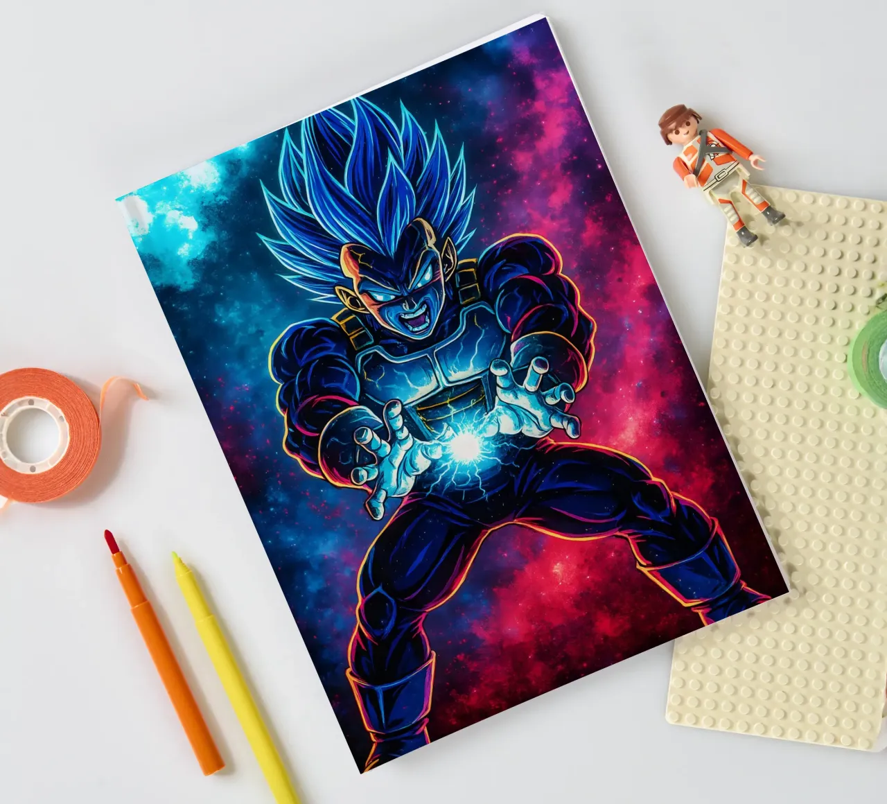 Soul Of Dragon Ball Z Vegeta notebook by DGSoulheroes
