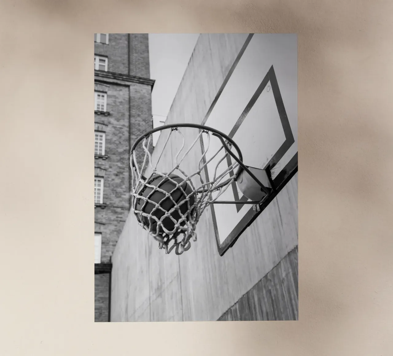 rete per canestro da basket pellicola backlit da Elliott Walsh