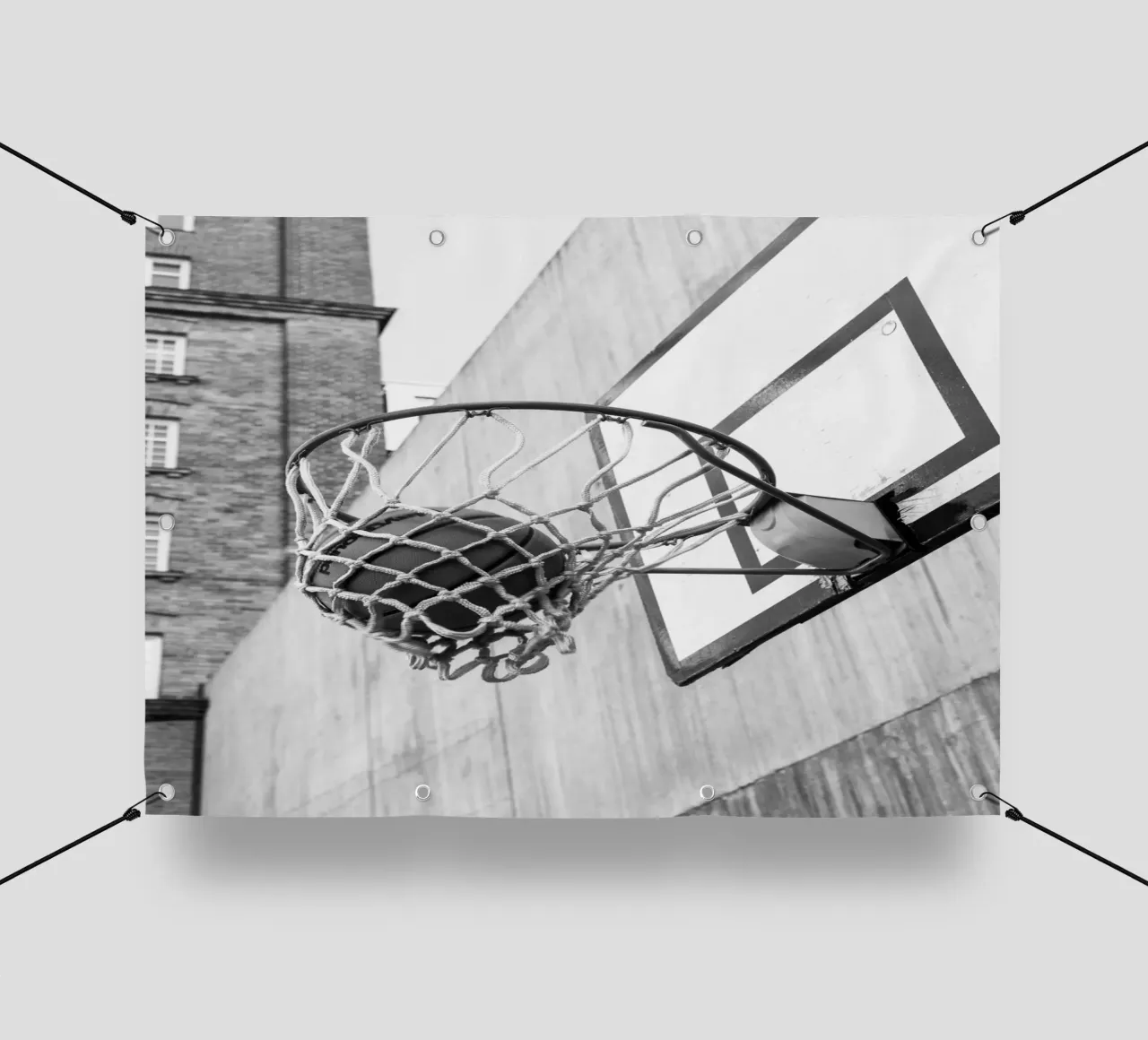 rete per canestro da basket telo in pvc da Elliott Walsh