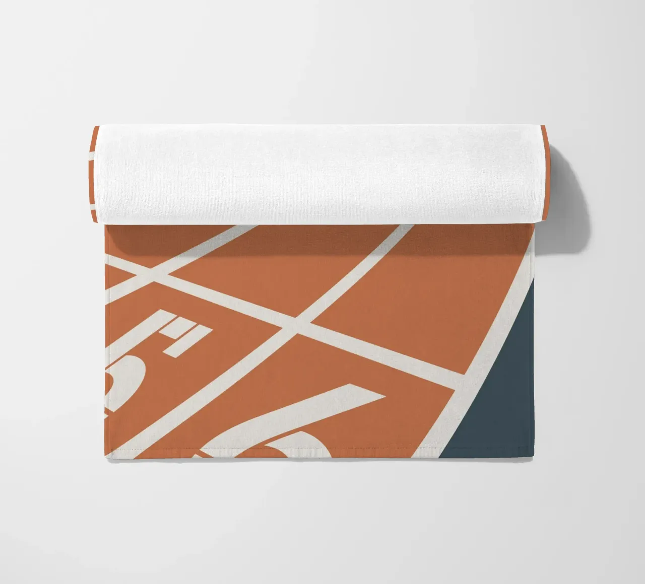 pista di atletica corsie di corsa telo mare da Elliott Walsh