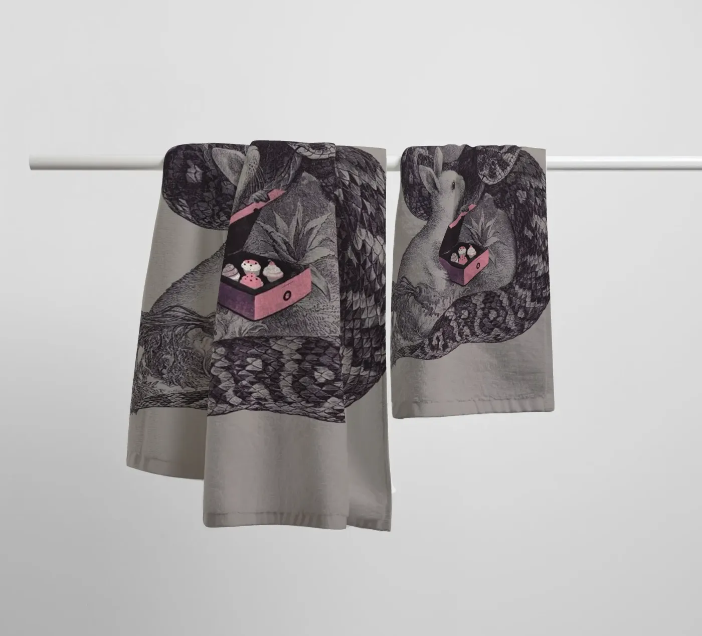Cupcake? towel by Jacques Maes