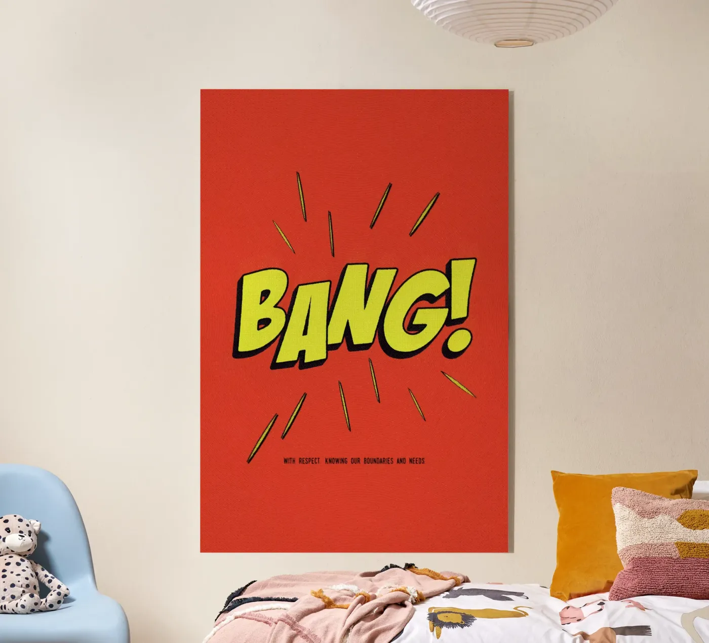 Bang Acryl-Glas von Jonas Loose