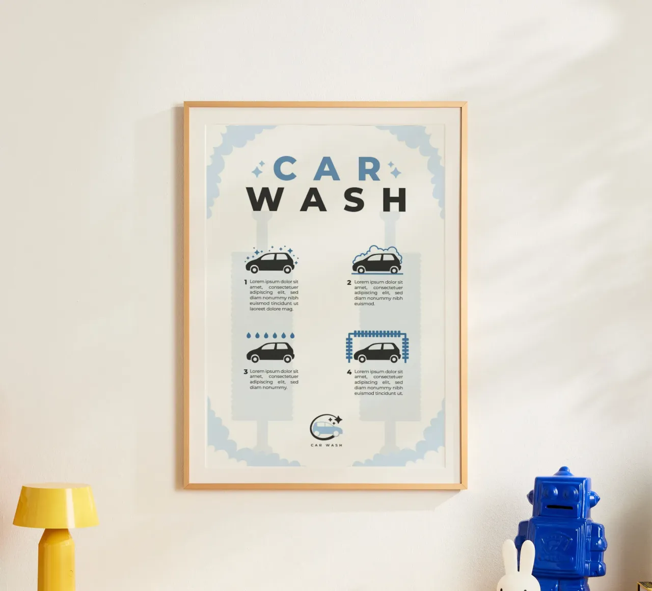 Poster autowasstraat hahnemühle van williamsshop