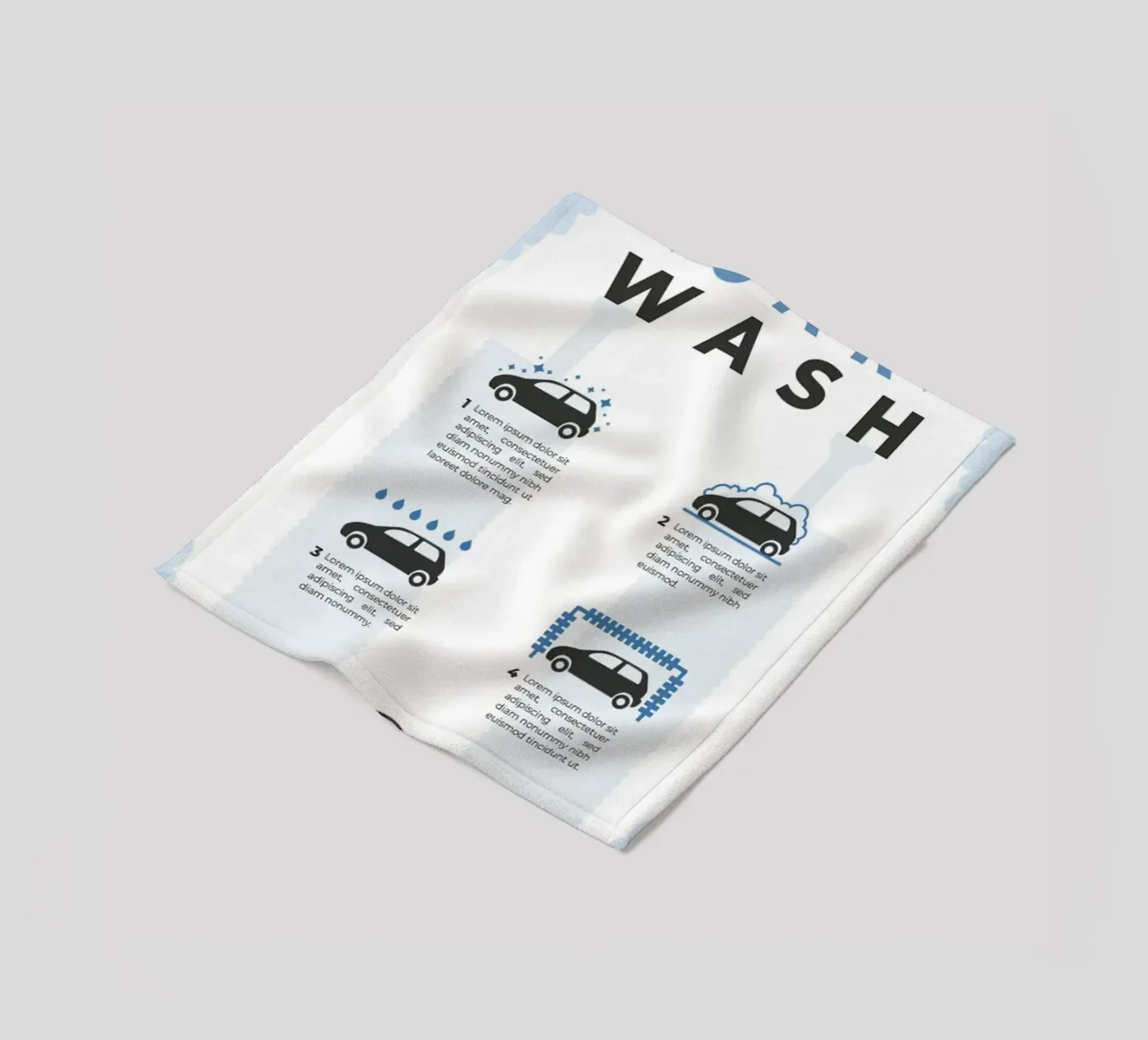 Car wash poster fleece blanket by williamsshop
