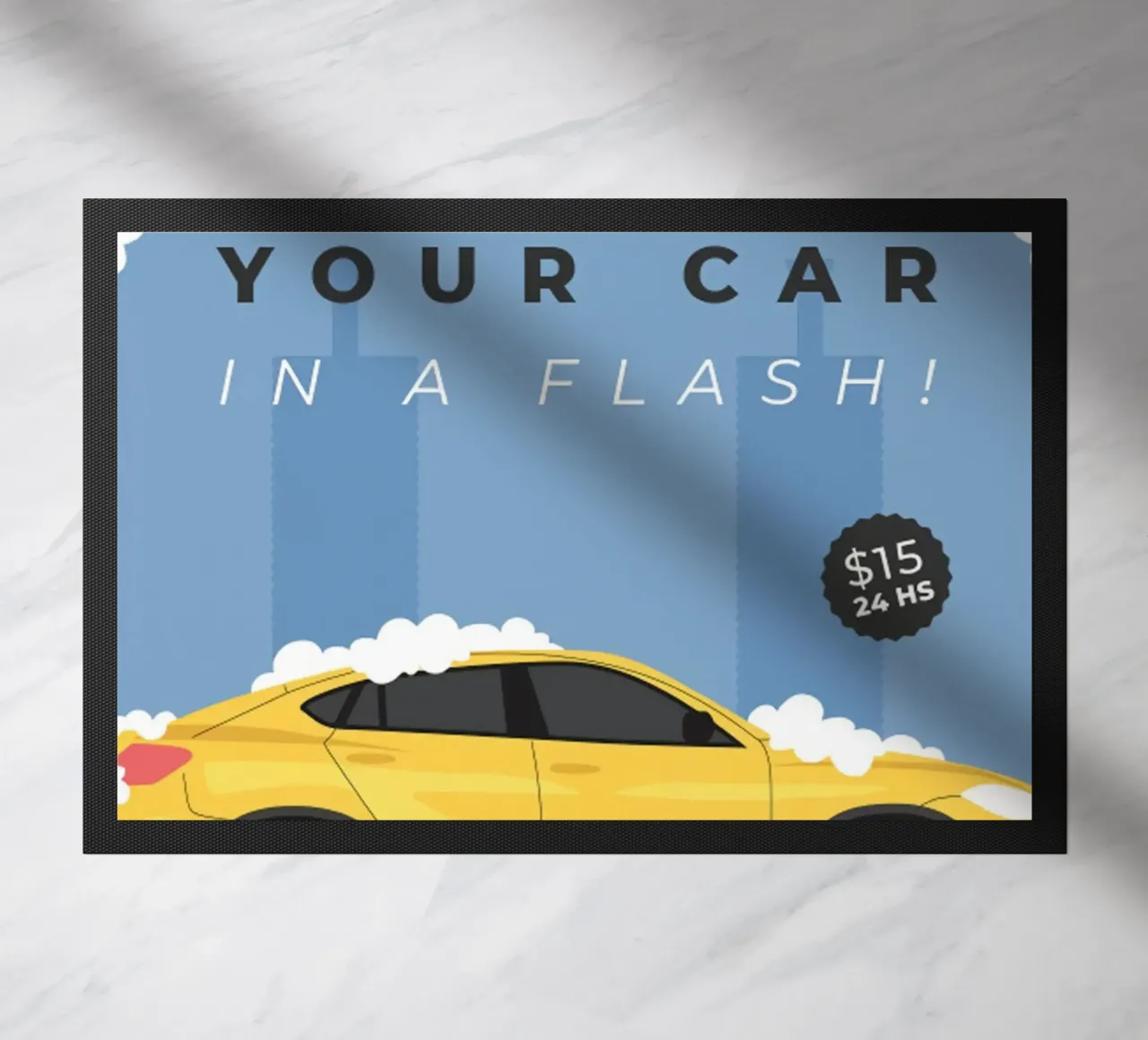 Poster dell'autolavaggio zerbino da williamsshop