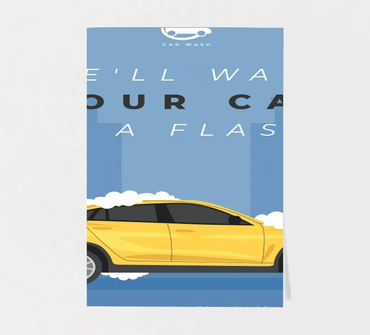 Car wash poster sticker sheet by williamsshop