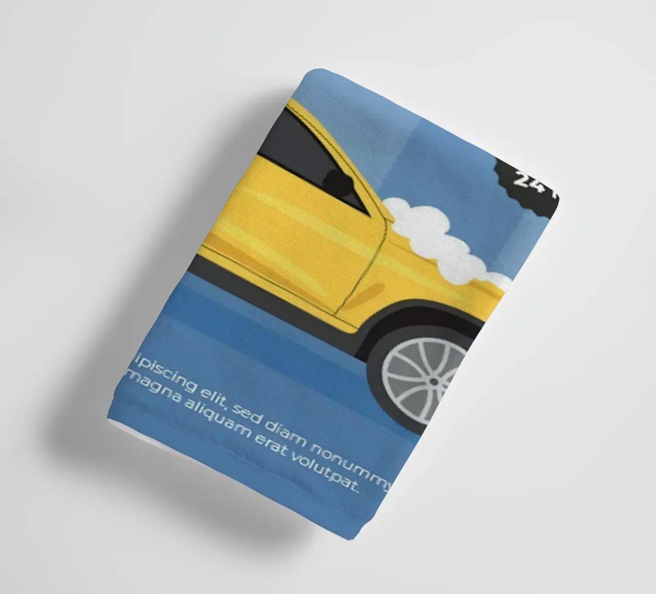 Poster autowasstraat badhanddoek van williamsshop