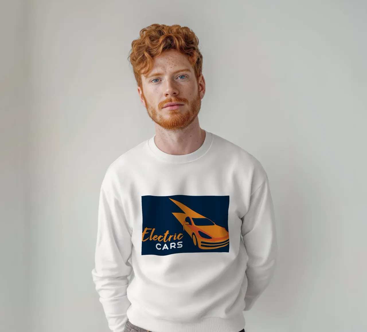Electric car sweatshirt by williamsshop