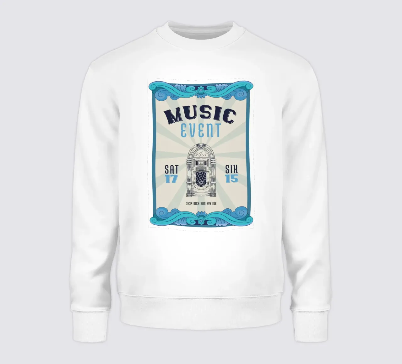 Music Event Vintage Poster sweatshirt by williamsshop