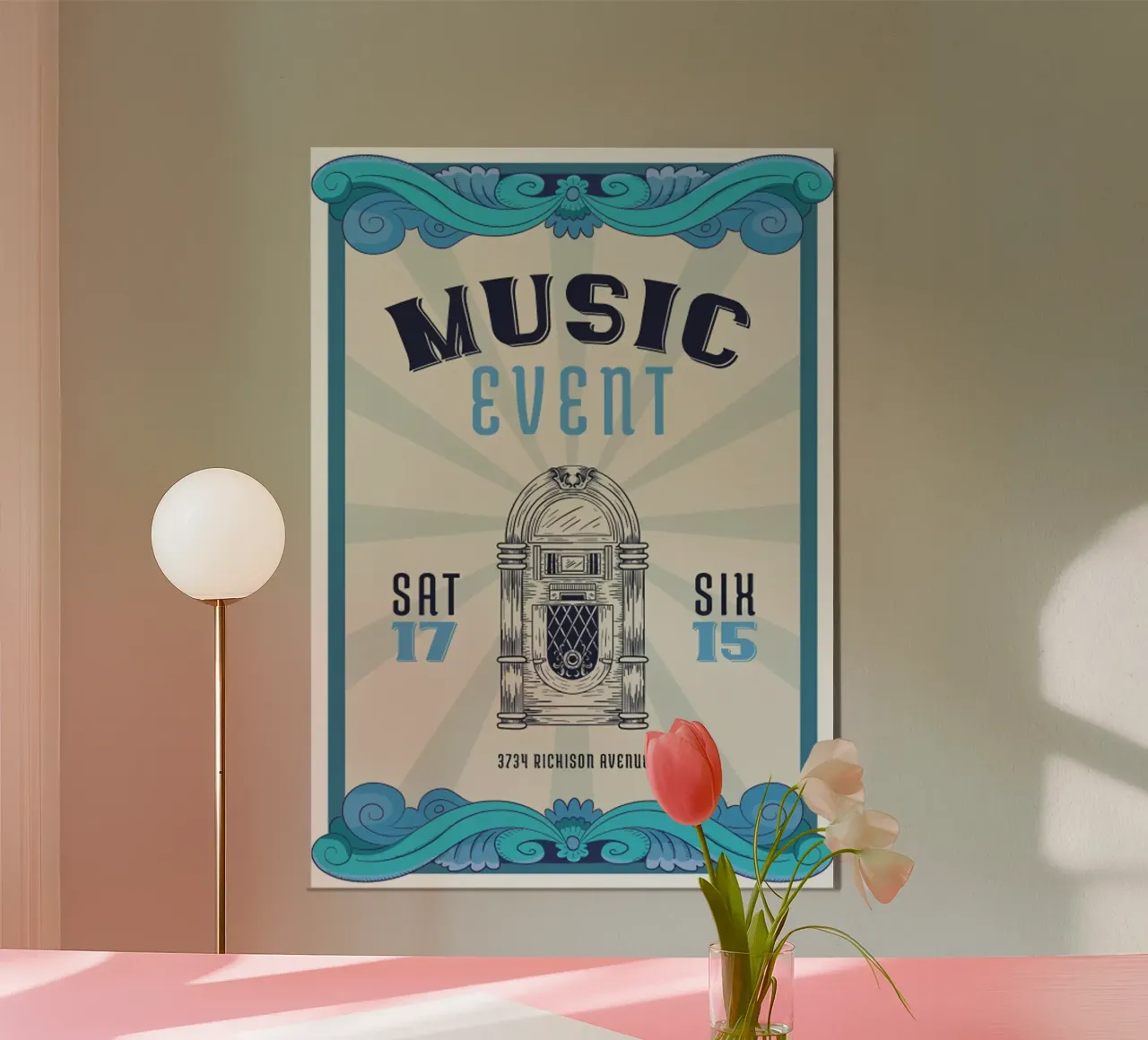 Poster d'epoca per eventi musicali poster da williamsshop