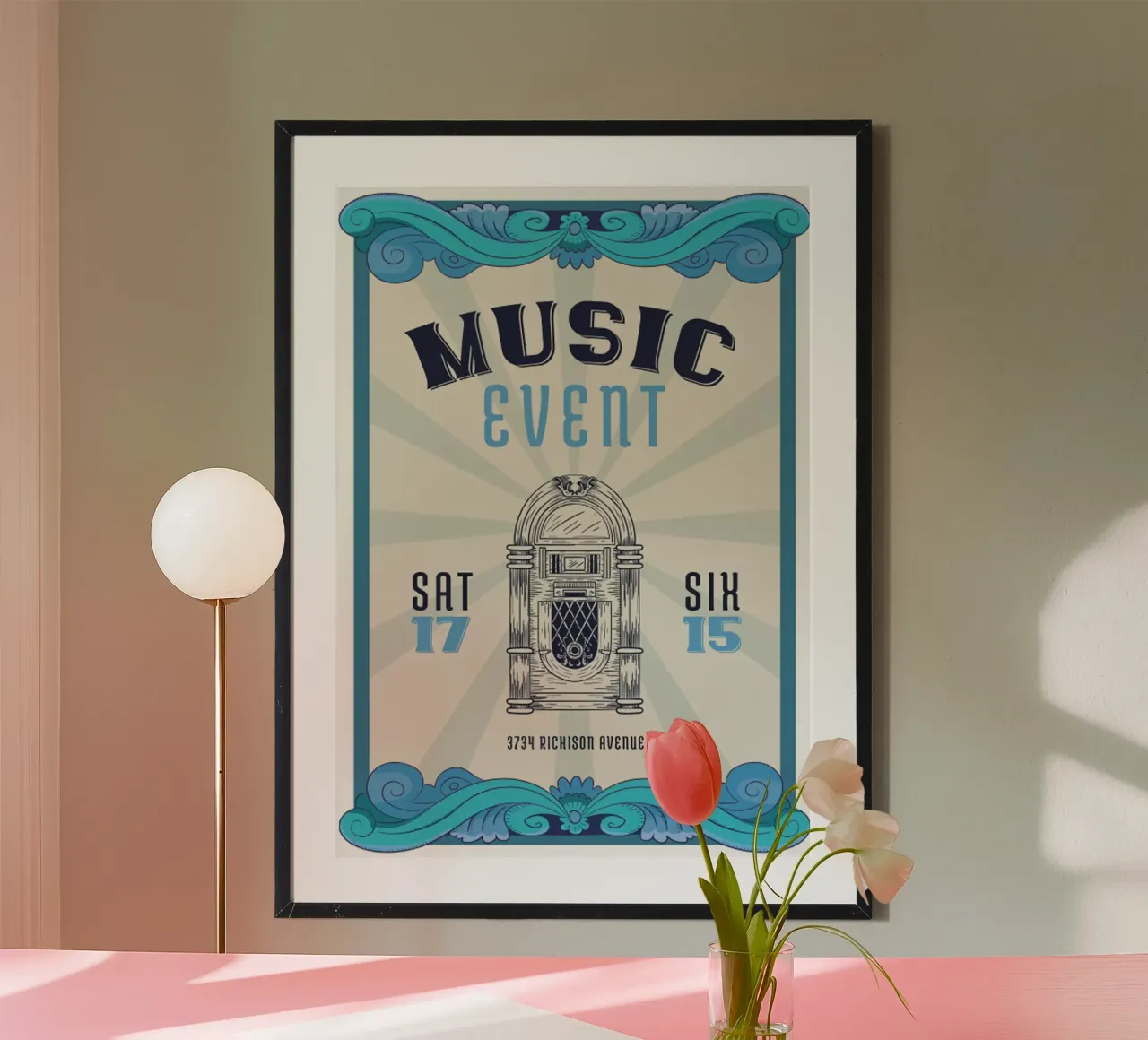 Poster d'epoca per eventi musicali poster da williamsshop