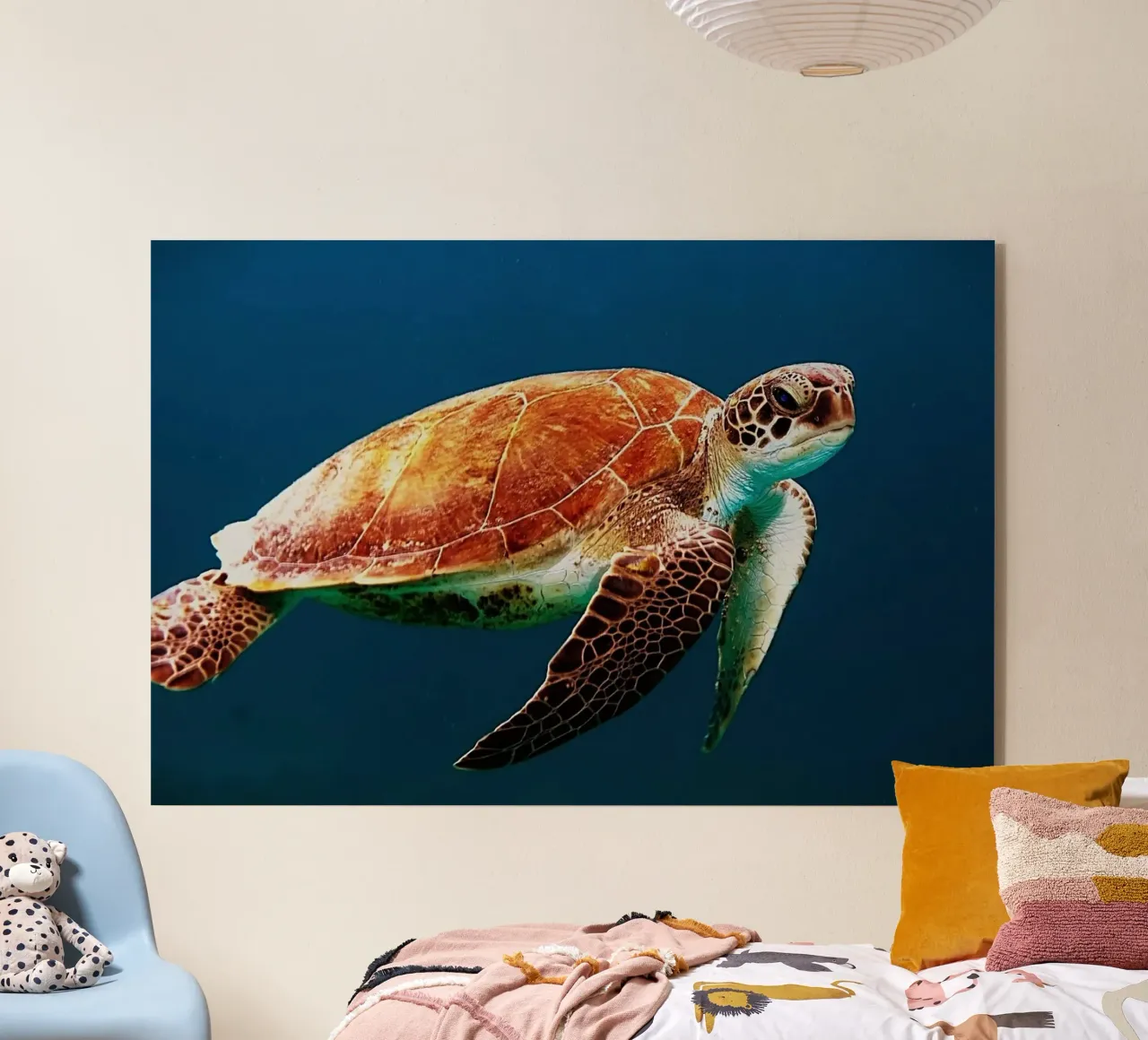 Geboren, um das Meer zu durchstreifen Acryl-Glas von Nature's Palette