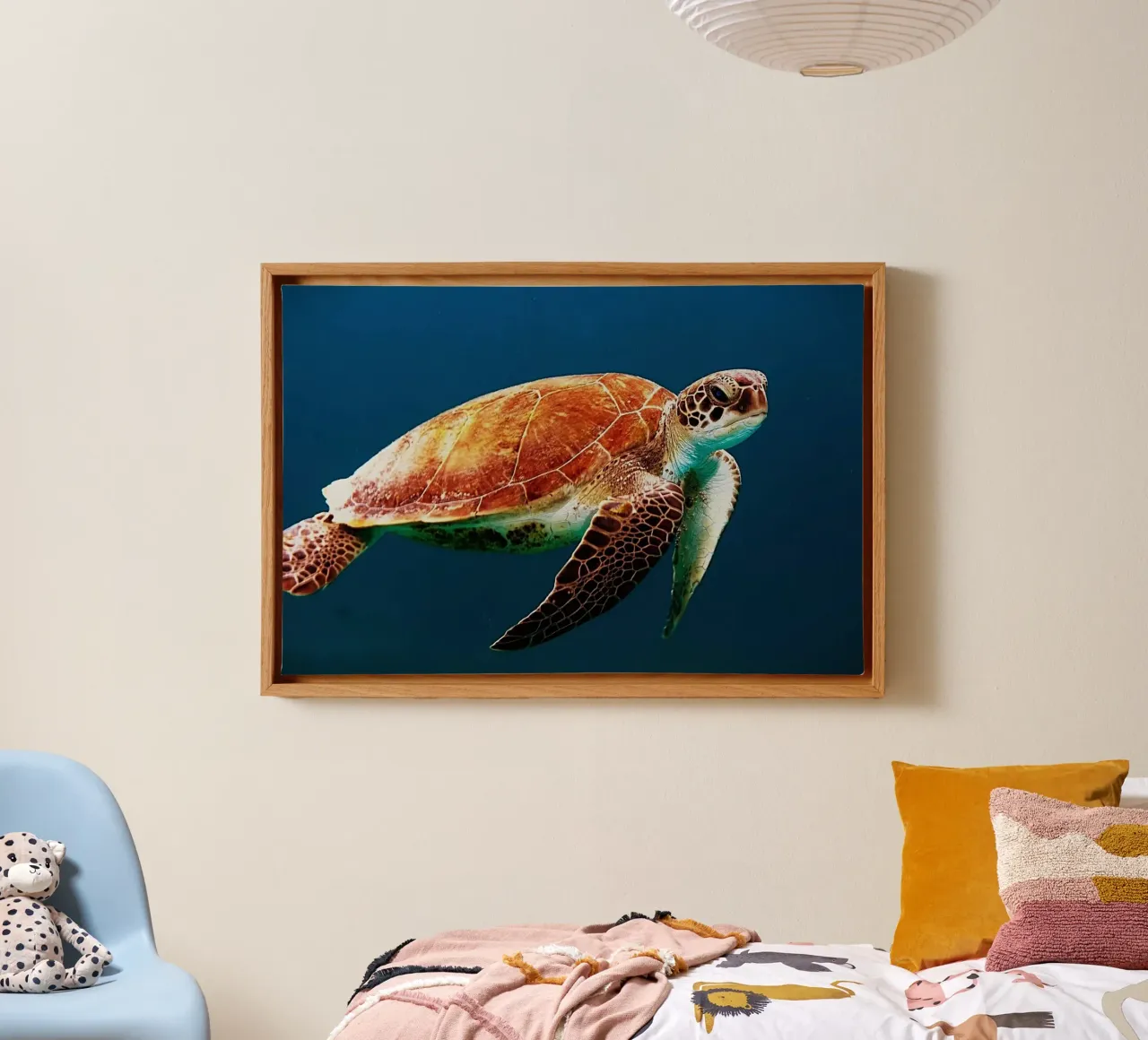 Geboren, um das Meer zu durchstreifen Leinwand von Nature's Palette