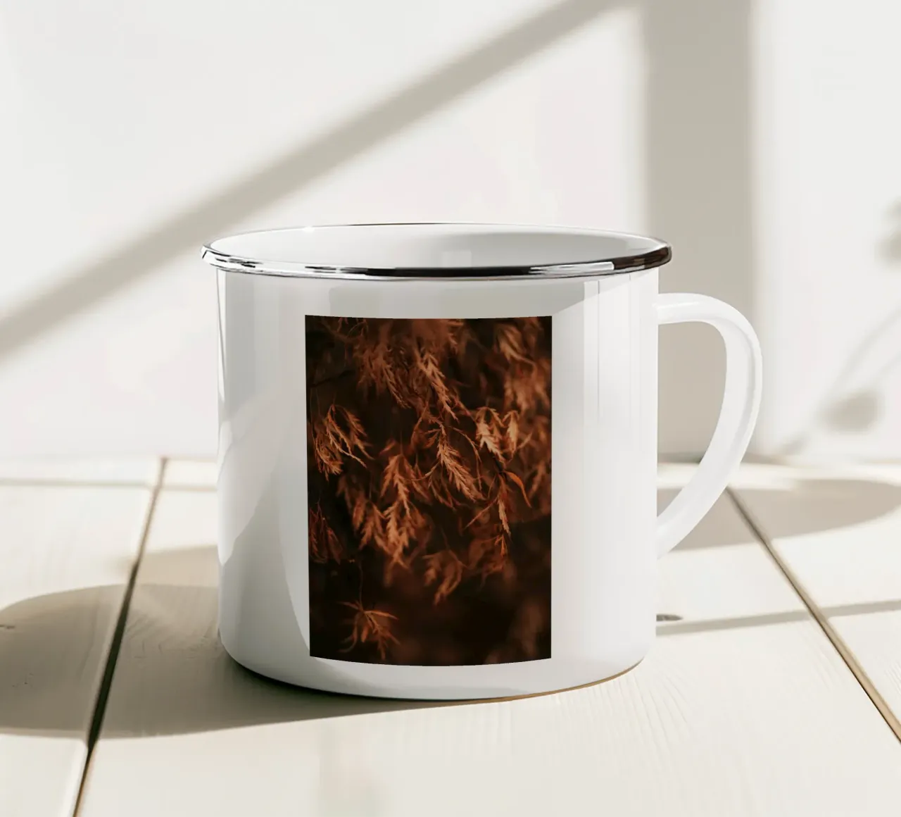 acero autunnale tazza in smalto da Earthly Visions