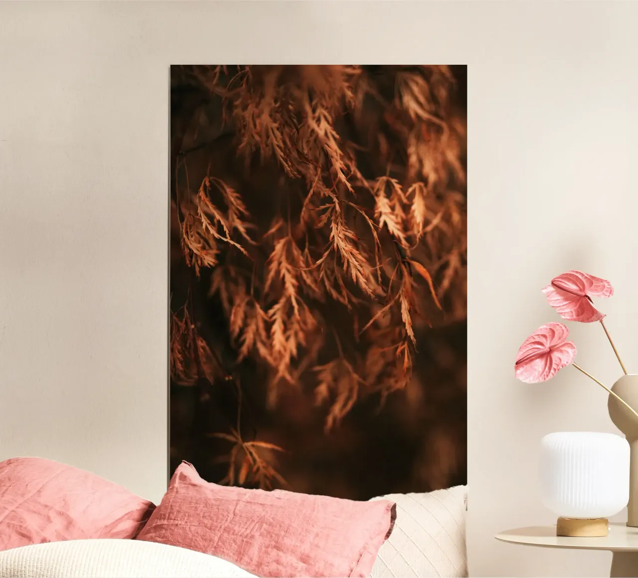 acero autunnale poster con telaio in plastica da Earthly Visions