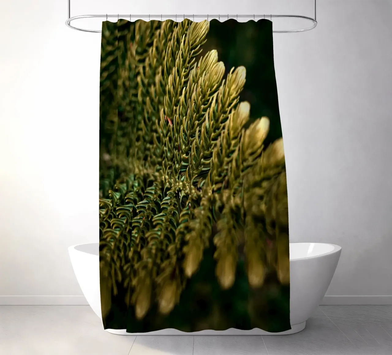 foglie di felce tenda da doccia da Earthly Visions